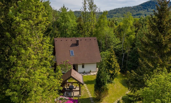 Lokve House | Detached house at 100m distance of the lake, surrounded by beautiful nature and with BBQ