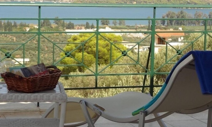 Galatas Villa | Detached Villa With Panoramic Views. 2 Mins Crossing To Poros Island