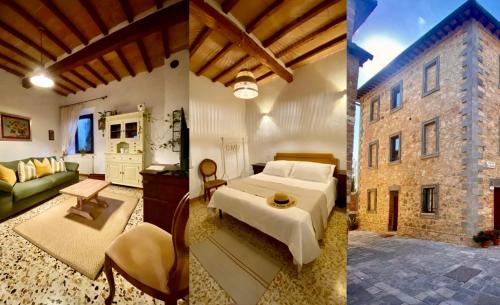 San Quirico d'Orcia Apartment | DIMORA DEL POGGIO - Charming Historic Centre - San Quirico d'Orcia