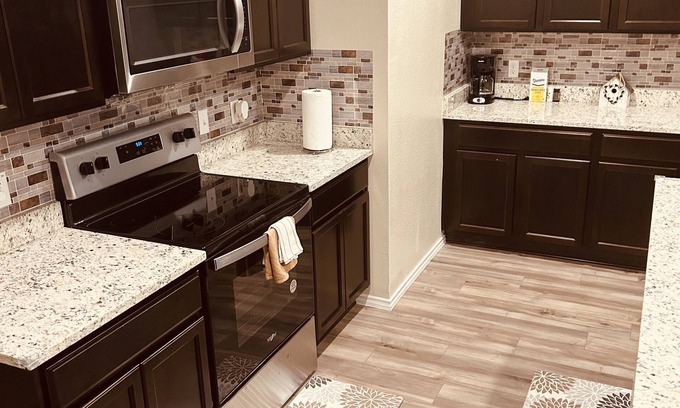 Lorena House | Divine Stays Waco with king Bed Suite & Coffee station