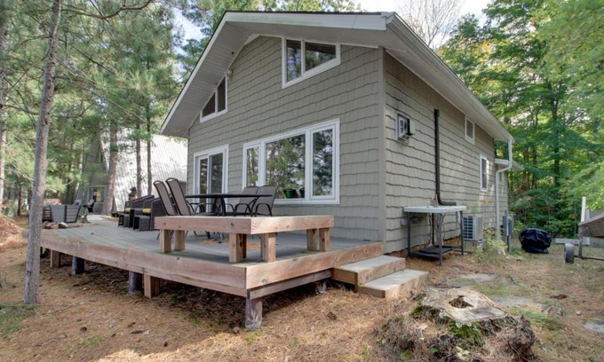 Deer River House | Dock and Fire Pit Lakefront Cabin in Deer River!