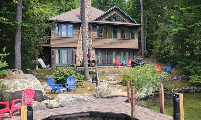 Meredith House | Dock Holiday on Lake Winnipesaukee!
