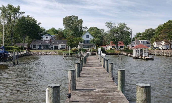 Croom House | Dock of the Back Bay - 3 BR Waterfront Coastal Haven with Private Dock