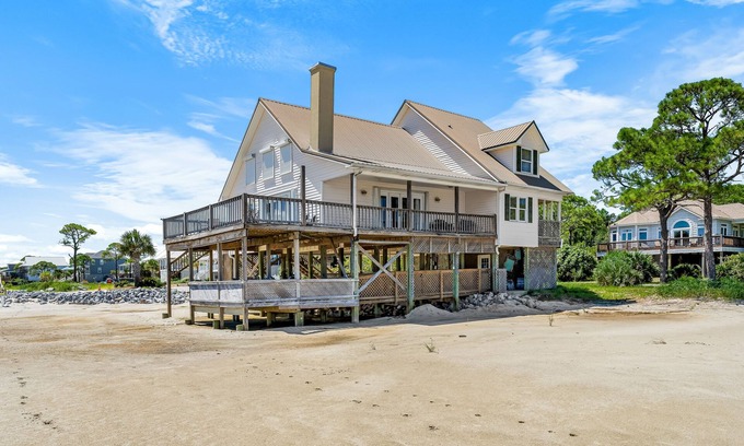 Audubon Place House | Dog-friendly beach house w/stunning water views, wrap-around decks & a loft