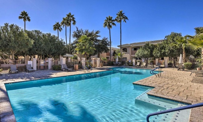 Maryvale Village Apartment | Dog-Friendly Condo with Pool and Hot Tub in Phoenix