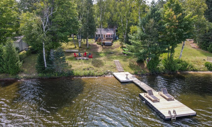 Minden House | Dog-friendly Lakefront Cottage w/Hot Tub + WiFi + Firepit + Games + Near Trails