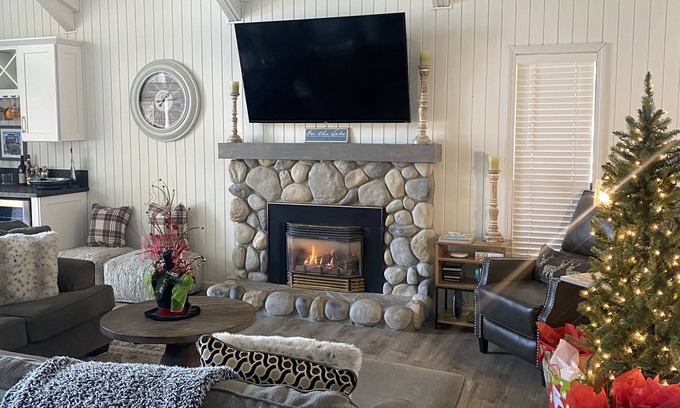 Tahoe Keys House | Dog Friendly Ski Retreat in Tahoe Keys 3 BR 2 BA w/fireplace & water view