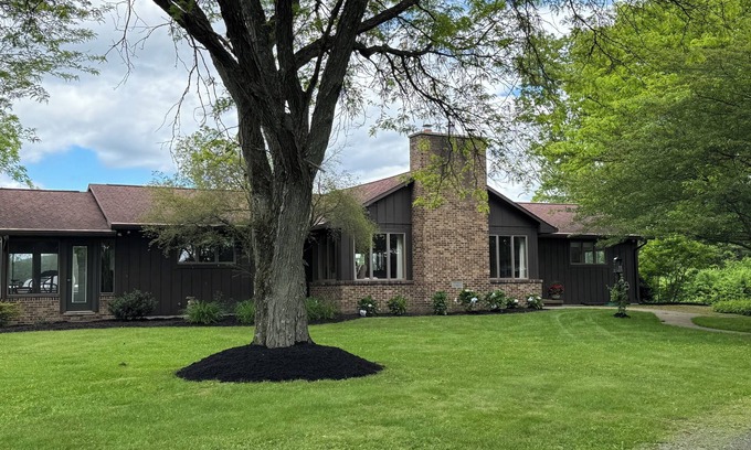 Lairdsville House | Dogwood Ridge - Secluded 3BR Home in the Woods, Sleeps 9, Pet Friendly