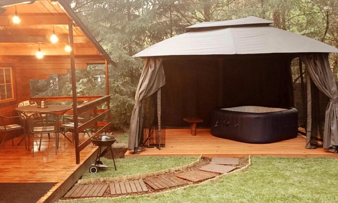 gmina Dobra House | DOM LAS 2-natura, relaks, jacuzzi, akwen Jeziorsko