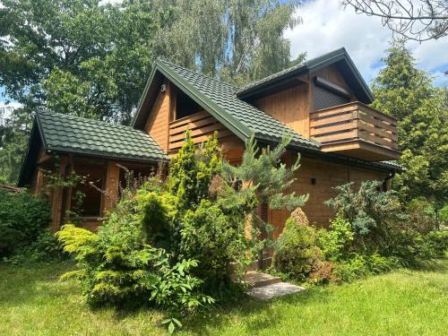 gmina Ludwin House | Dom letniskowy wolnostojący drewniany na wyłączność, jezioro Piaseczno 350 m, jacuzzi