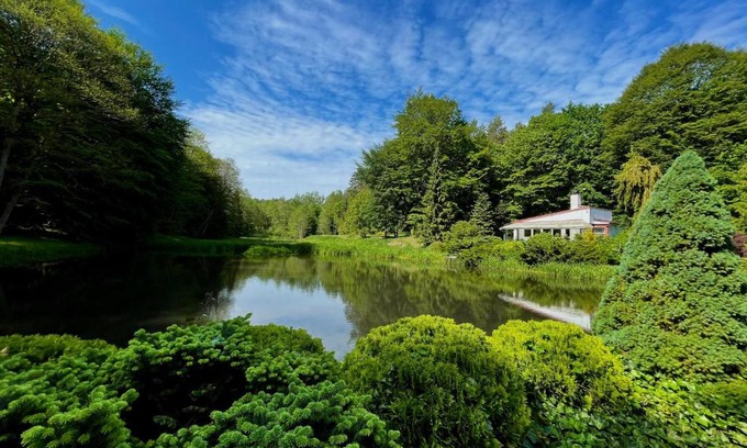 Kolczyglowy House | Domek w głębi lasu nad stawem