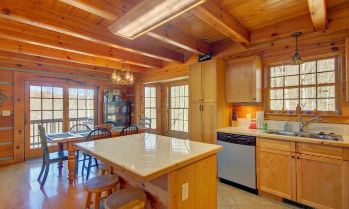 Marshall House | Doolittle Mountain Cabin River View w/Free Biltmore Pass and more