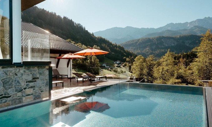Garmisch-Partenkirchen House | Doppelzimmer mit Terrasse - Hotel Das Graseck