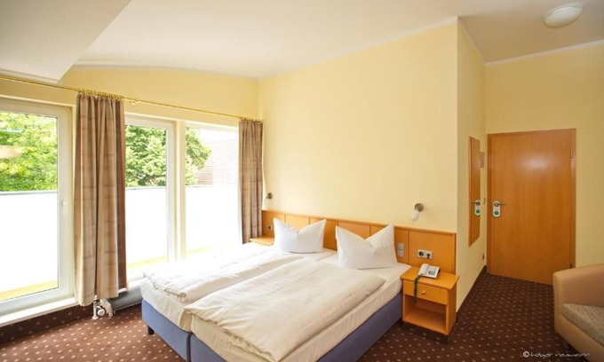 Vetschau/Spreewald House | Doppelzimmer 1 Neubau, Dusche/WC - Hotel Garni zum Alten Ratskeller Vetschau