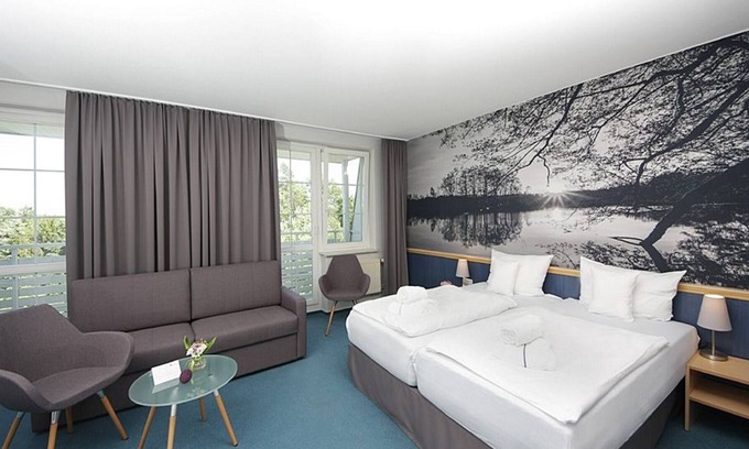 Chorin Apartment | Doppelzimmer im Hotel, Du/bad/wc