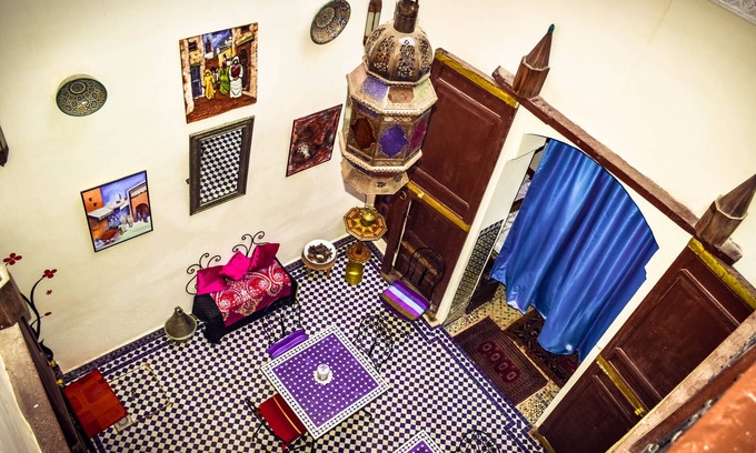 Dar Tazi House | Double Room - With terrace overlooking the city