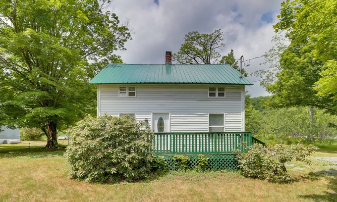 Downsville House | Downsville Vacation Rental w/ Deck: Walk to River!