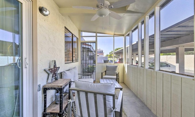 Gilbert Apartment | Downtown Gilbert Condo with Screened Porch!