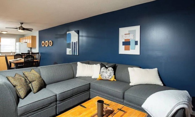 Grande Prairie House | Downtown Suite overlooking main street