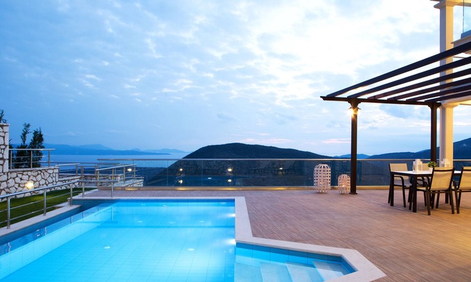 Evgiros Villa | Dream Villa With Breathtaking View To The Ionian Sea - Ideal for families