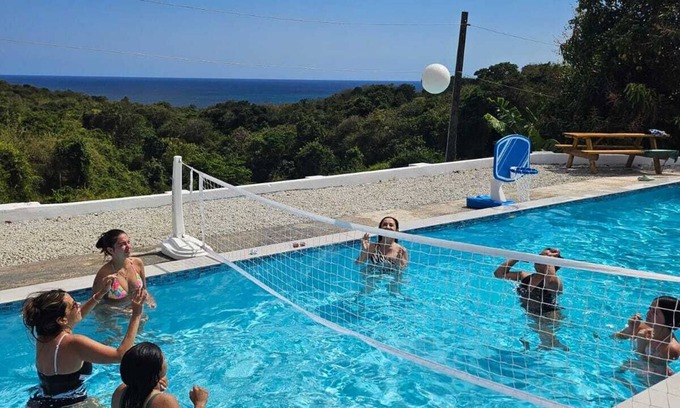 Camino Nuevo House | Dual Villas: Private One-Story Home in Yabucoa Puerto Rico with new pool,AC&wifi