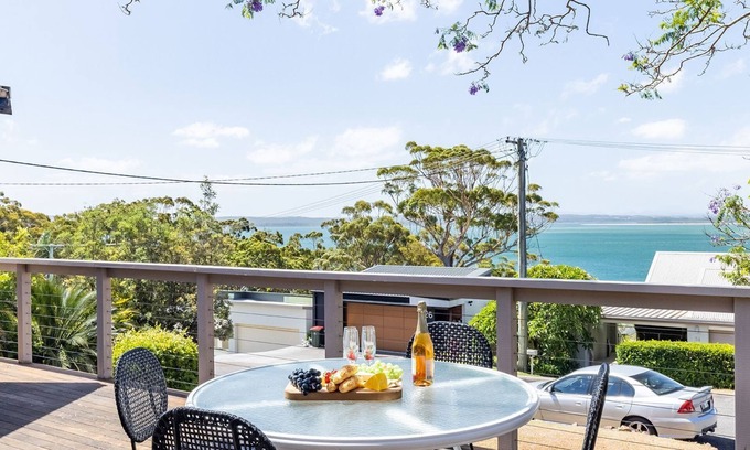 Nelson Bay House | Dukes , 31 Gloucester St - spectacular water views and the added comfort of air conditioning and Wi-Fi