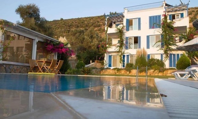 Bodrum City Center Apartment | Duplex apartment in villa with pool with wonderful view over Bodrum and Sea