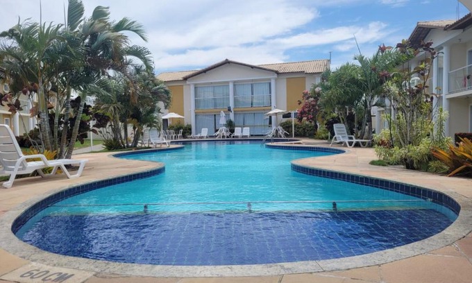 Taperapua Beach Apartment | Duplex com 2 suítes no condomínio Mont Carmelo Aconchego e luxo que você merece