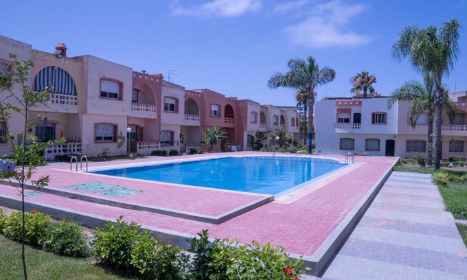 Moulay Abdallah Villa | Duplex La roseraie à 2min de la plage 2 piscines