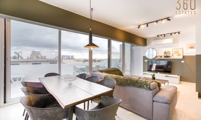 San Gwann Apartment | Duplex PAD 3BR Penthouse in San Gwann