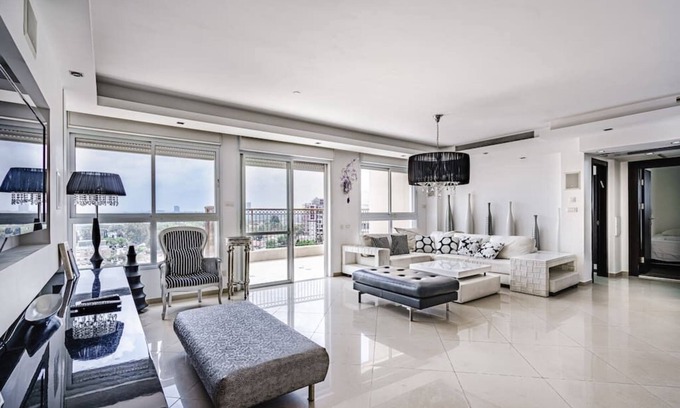 Tel Aviv Apartment | Duplex Penthouse 3BR Asirey Tsion SAFE ROOM