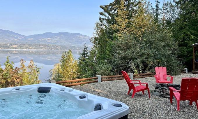 Blind Bay Cabin | Eagle's Nest - A cozy, semi-lakefront cabin with hot tub, wood burning fireplace
