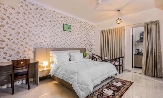 Sector 39 Apartment | Eco Charm in Every Corner w/Balcony