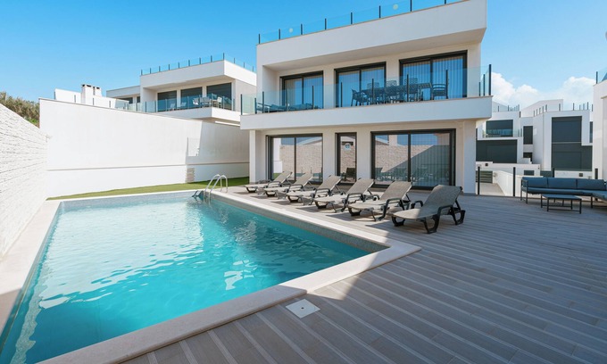 Ribamar Villa | Eden Villa, with jacuzzi and ocean view
