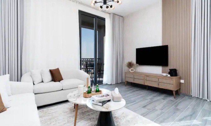 Dubai Production City Apartment | Elegant 2BR Mesk 1 Apt with Stunning Urban Views