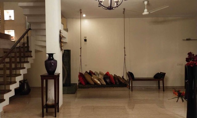 Greater Kailash House | Elegant 7 star style independent, well furnished Home-Away property