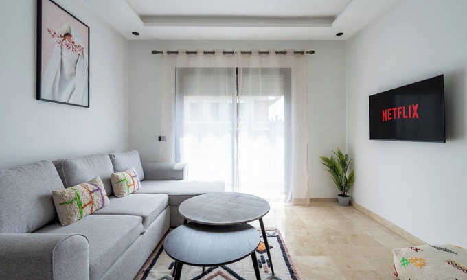 Dar Bouazza Apartment | Elegant and Bright Studio