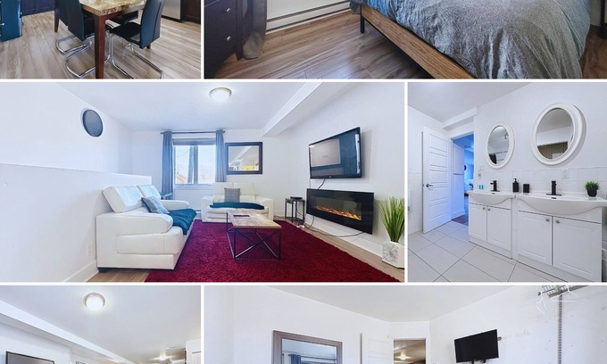 Montreal-Nord Apartment | Elegant & cosy | 4 ½ well-equipped + free parking