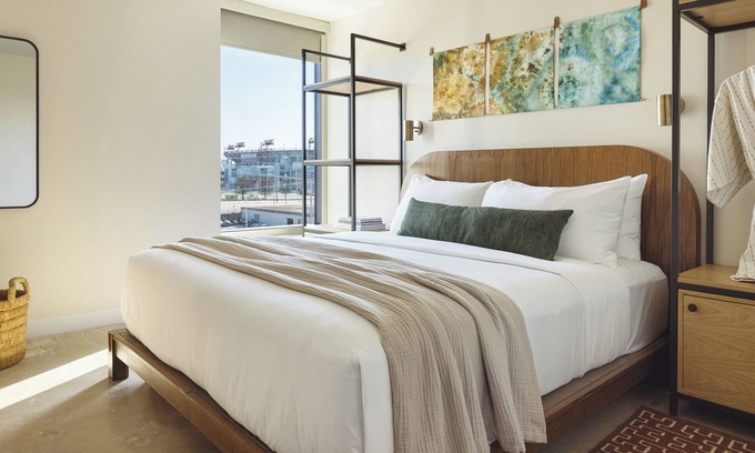 East Bank Hotel | Elegant Urban Escape in Drift Nashville - Sophisticated 1 Bedroom Suite with Designer Furnishings