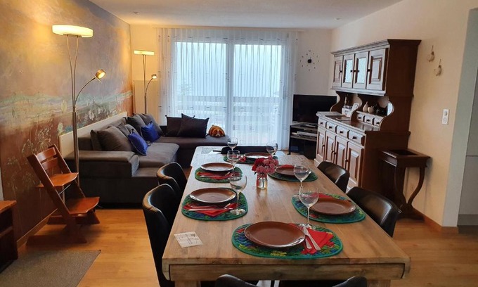 Emmetten Apartment | Elfe - Apartments Apartment for 6 guests with patio