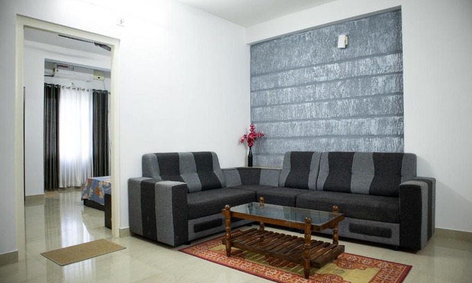 Guruvayur Apartment | Elite Dharshan H5 - AC 2 BHK Apartment near Guruvayur Temple