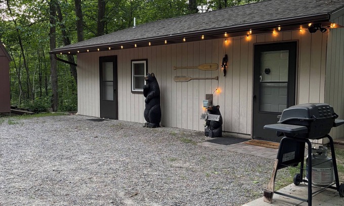 Emily Cabin | Emily Channel Cabin on the water with ATV trail access from your doorstep!