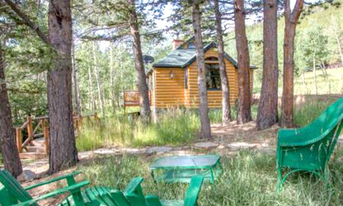 Allenspark Cabin | Enchanting log cabin mountain woods and meadow with free wifi