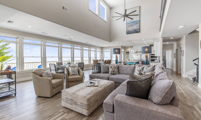 Navarre Beach House | Endless Summer-Gulf Front custom home for 20+. Pup friendly!