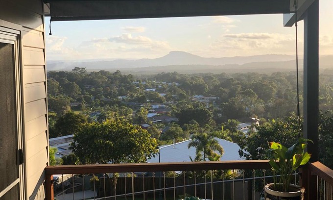 Coolum Beach Apartment | Enjoy own space with a Queen bed, & great views from the deck