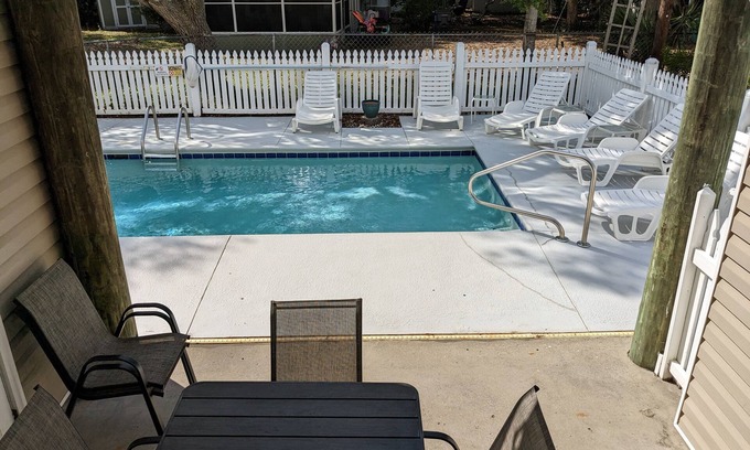 Garden City House | Enjoy your own private pool or take a quick walk to the beach! Sleeps 10