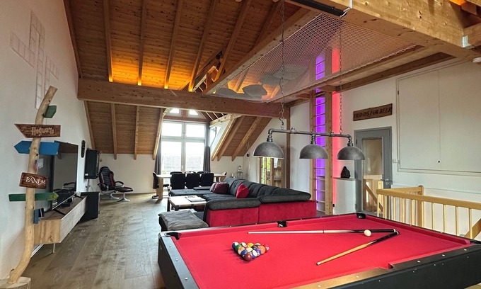Brilon Apartment | Entertainmentloft Brilon- billiards, home cinema & more centrally located in Sauerland