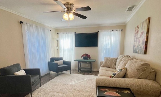 Sayles Blvd. Area House | Entire Beautiful Two Bedroom House With Large Yard
