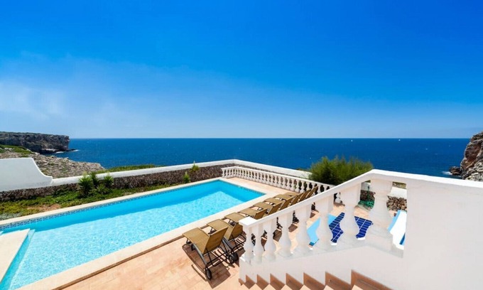 Es Canutells House | Es Macar, heated Pool, In front of the sea