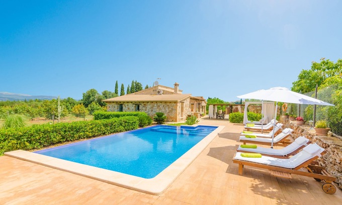 Majorca Villa | ES MOYÀ DES PINS - Villa with private pool in Muro. Free WiFi
